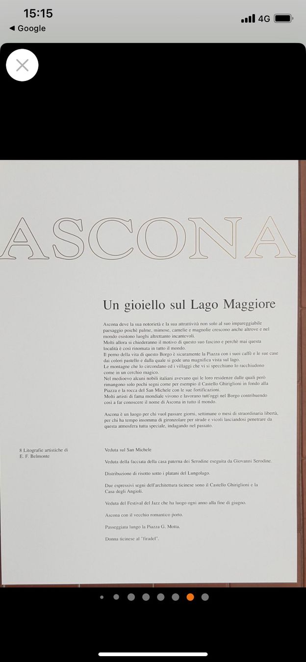 Grafica & Litografie: Kunstdrucke - Ascona 8 Stück – Nuovo e nell'imballaggio originale da Breil/Brigels venduto da Bergziege7165 8