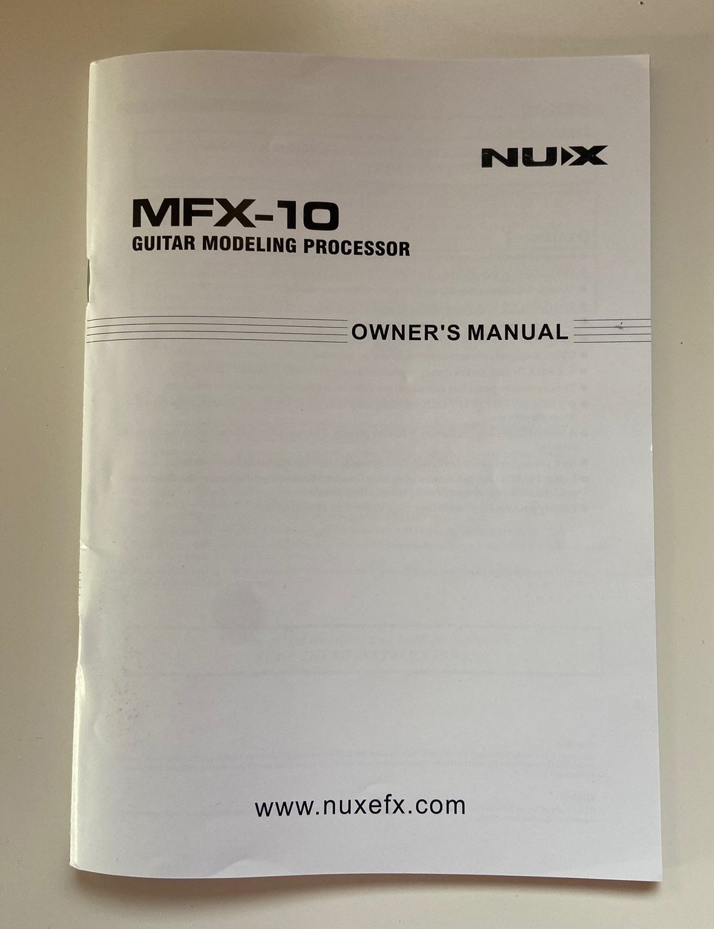 Musikinstrumente: NUX MFX-10 Guitar Modeling Processor Pedal (as new) – Neu und originalverpackt aus Gunten von juliana17 5
