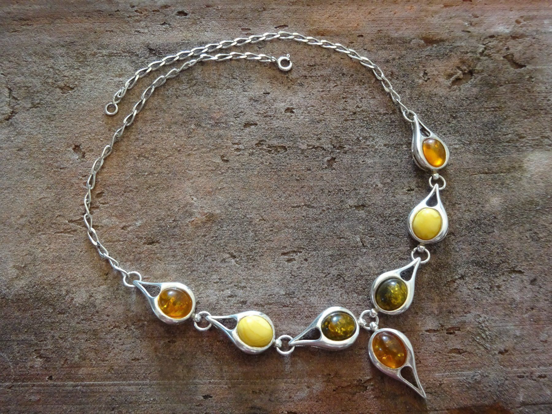 Catenine: Kette Bernstein / 925 Silber – Usato da Esslingen venduto da FetteSchnecke