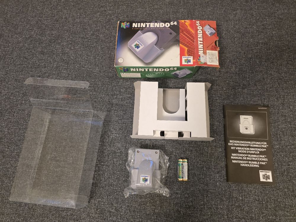 Nintendo 64 Rumble Pak - Originalverpackung (Gebraucht) in Schaffhausen ...