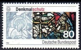 DEUTSCHLAND 1986 DENKMALSCHUTZ **POSTFRISCH** - K116