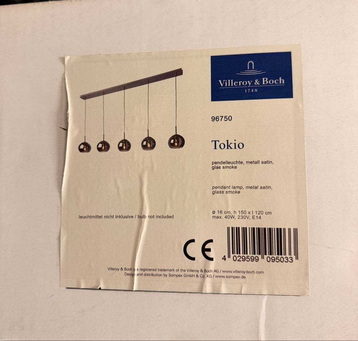 Kronleuchter & Deckenlampen: Villeroy & Boch Tokio – Neu (gemäss Beschreibung) aus Winterthur von R2D_Y7C 2