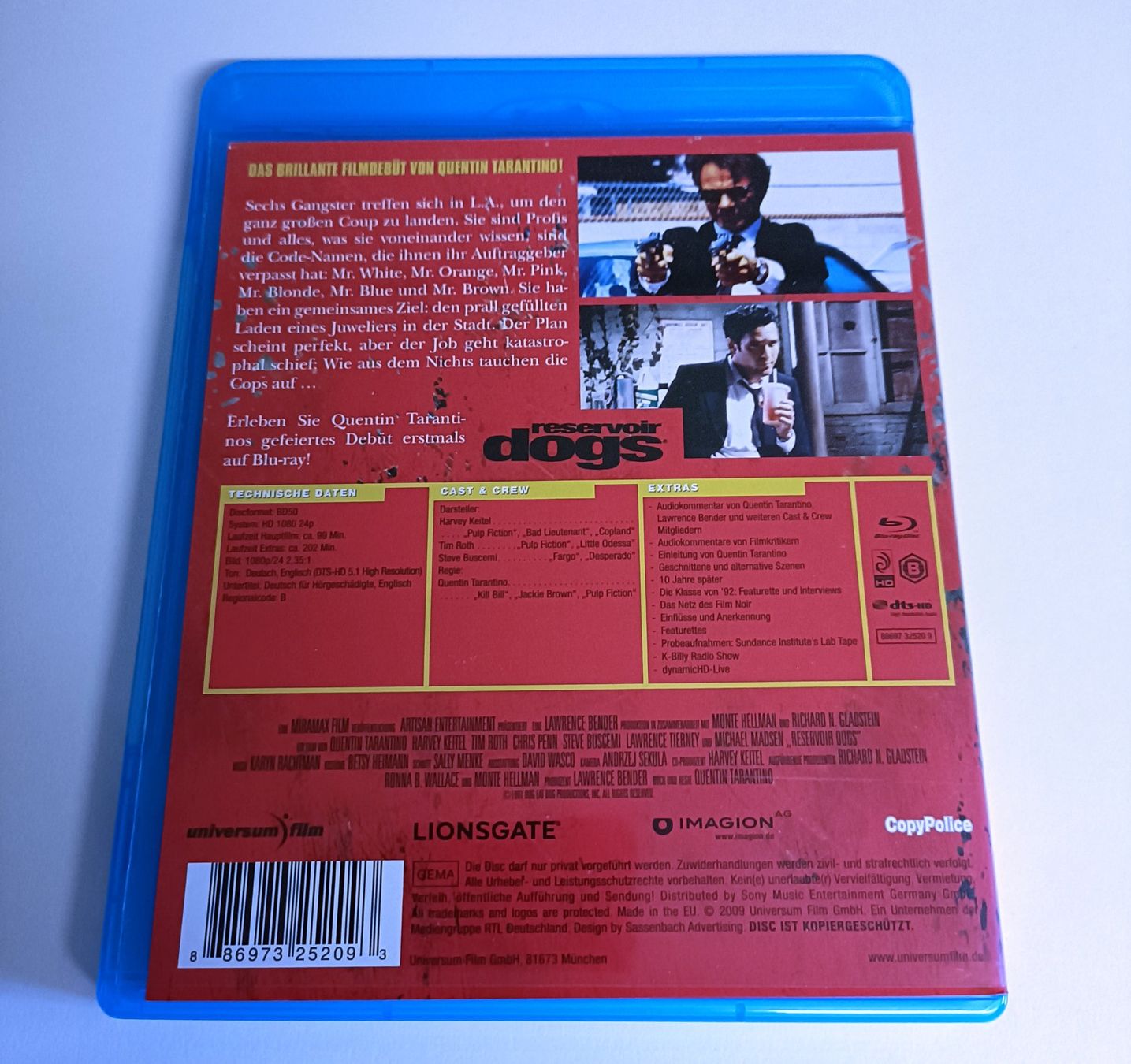 Tutti i DVDs: Reservoir Dogs (Blu-Ray) – Nuovo (secondo la descrizione) da Köniz venduto da Movieportal007 1