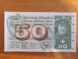 Banknote 50  Schweiz Unzirkuliert Druckfrisch 5. Emission