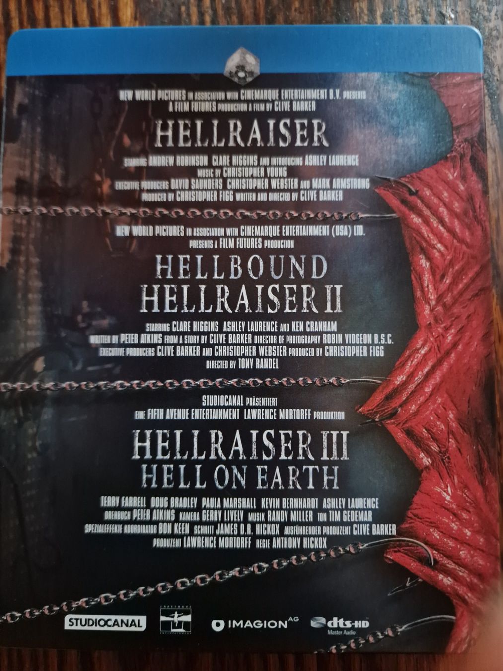 Tutti i DVDs: Hellraiser I-III Steelbook edition Blu ray. UNCUT – Usato da wünnewil venduto da mar_f2z8 1