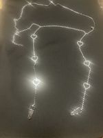 gioiello cintura di strass cuori Calzedonia nuova