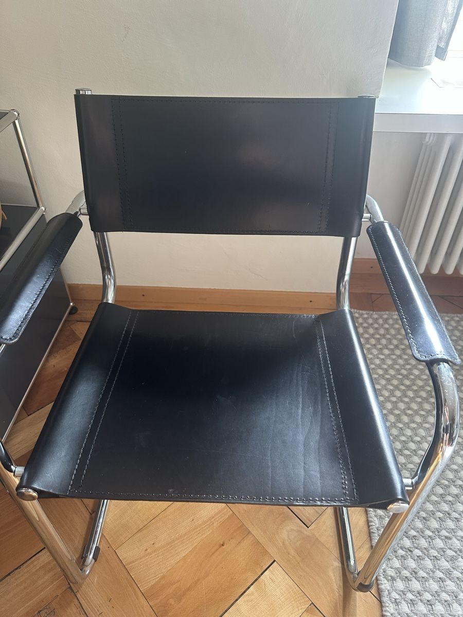 Stühle: 2x Freischwingerstühle Leder – Gebraucht aus Männedorf von willywonka14 4