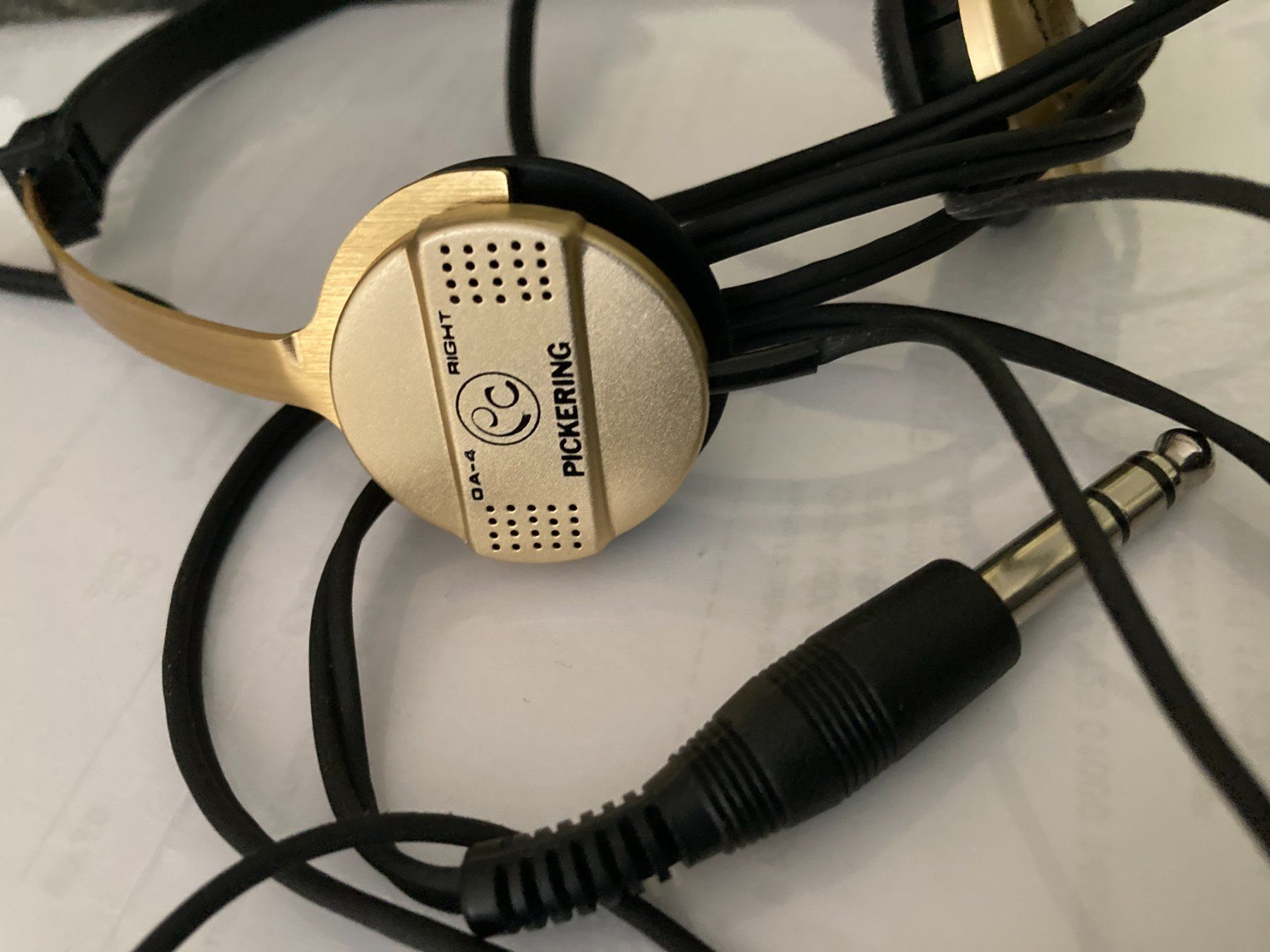 Cuffie: Kopfhörer Pickering QA-4 gold schwarz – Usato da Tagelswangen venduto da Harubi2