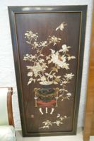 Antikes China Wandbild ? mit Einlagen geschnitzt