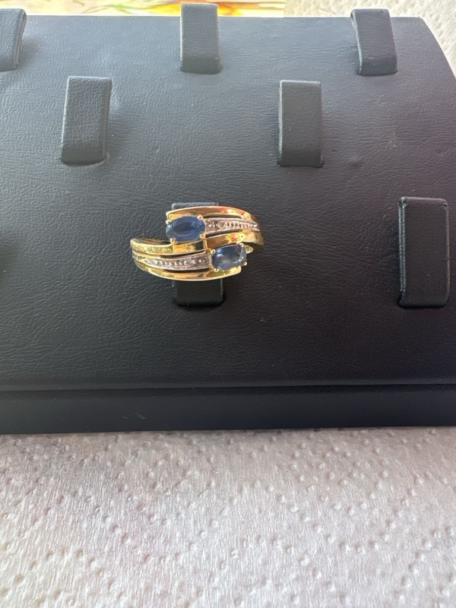 Ringe: Bague or 750 saphirs diamants – Gebraucht aus Versoix von tem_f7yk