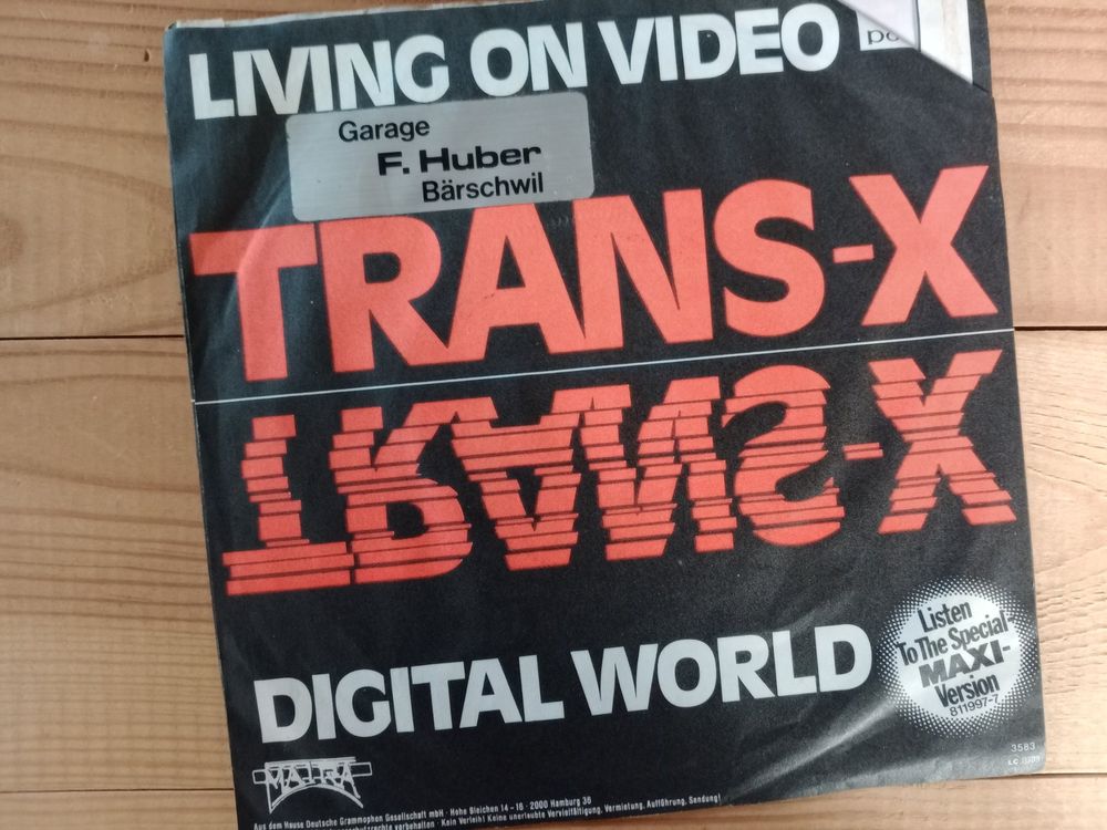 TransX Living on Video Single 80er