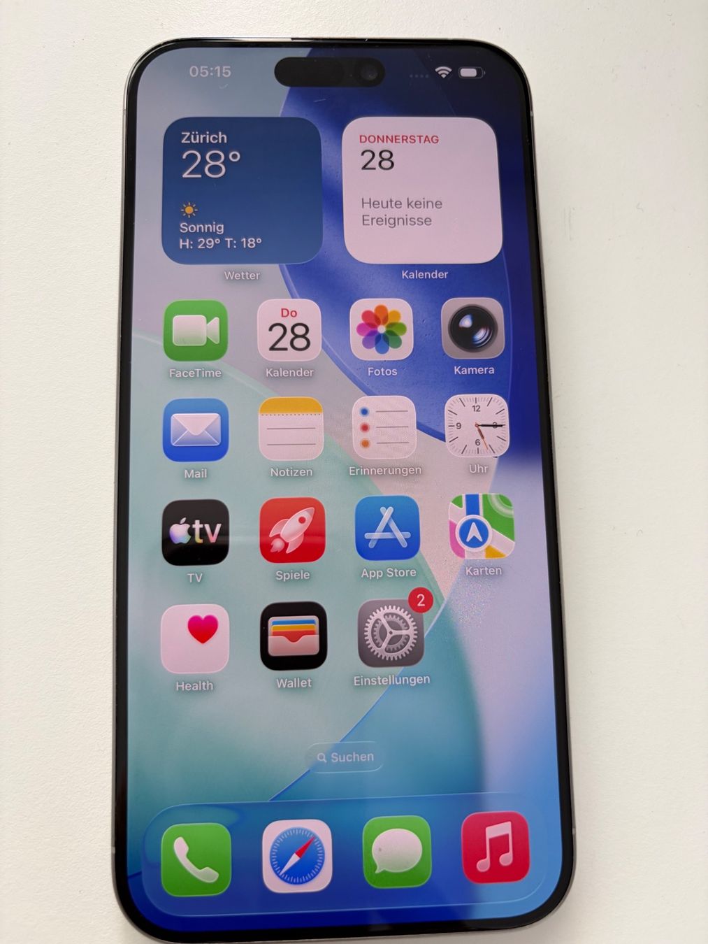 Apple Handys / Smartphones: Apple iPhone 15 Pro Max White Titanium 256GB – Gebraucht aus Brissago von Tschu