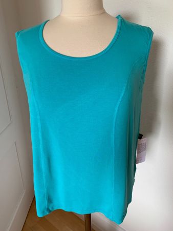 Colora Damen Shirt, Viskose, Gr. S / M, Hellblau