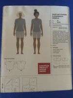 Neues Schnittmuster Shirt kurze Fledermausärmel Grösse 40 ne