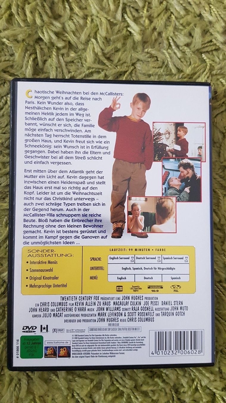 Tutti i DVDs: Kevin allein zu Haus – Usato da Dornach venduto da Letizia1987 1
