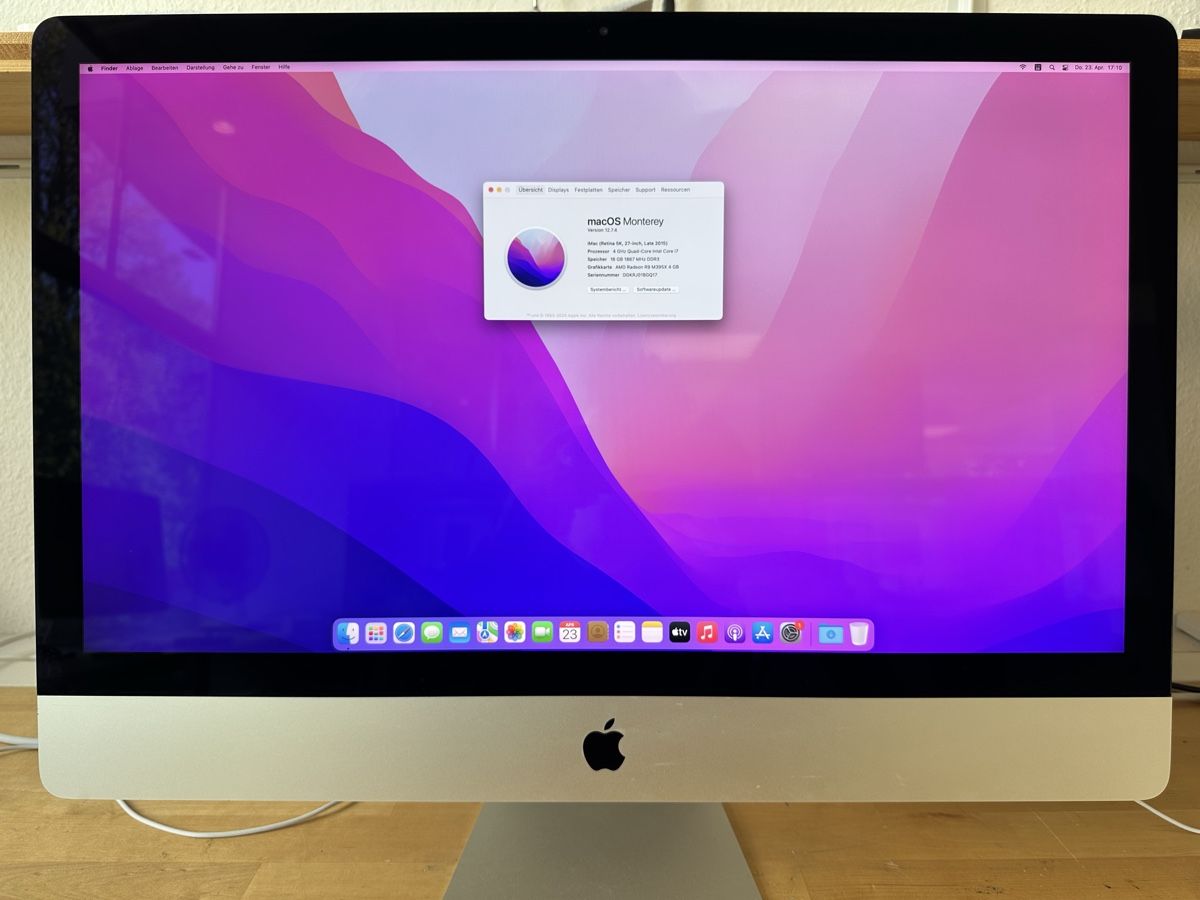 Apple PC: iMac 27“ Late 2015 5K – Usato da Luzern venduto da FrankGroebel