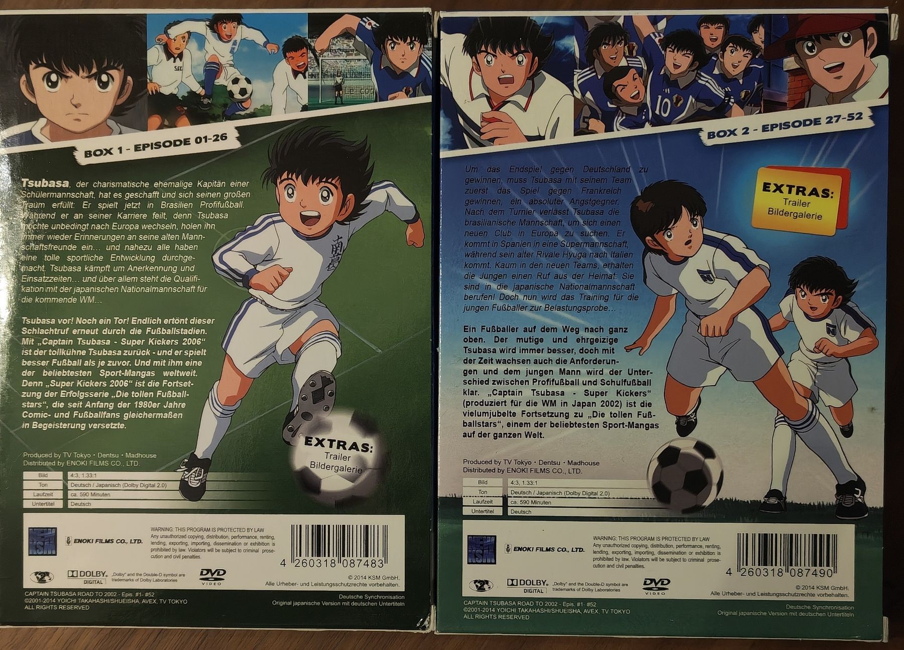 Tutti i DVDs: Captain Tsubasa Super Kickers Box 1 & 2 DVD Set – Usato da Winterthur venduto da robinb93 1