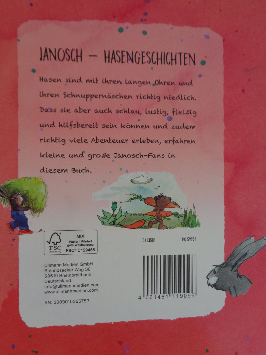 Bücher: Janosch - Hasen-Geschichten mit Stickern – Gebraucht aus Chur von Oregano1 1