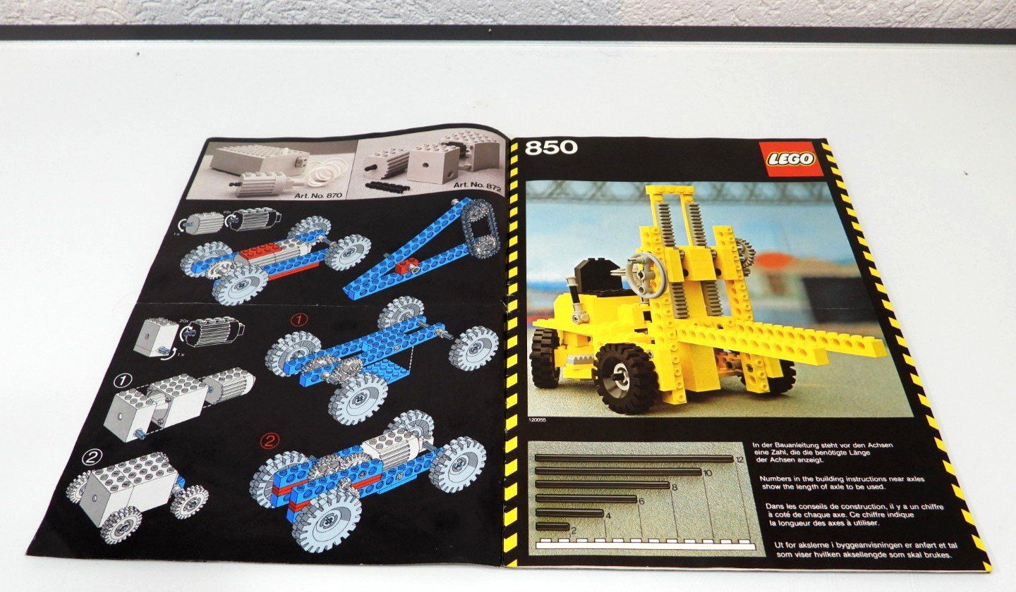 Lego Kit di costruzioni: LEGO TECHNIC 850 HUBSTAPPLER MIT IDEENBUCH MIT BAUPLAN – Usato da Turbenthal venduto da Ddanuh 3