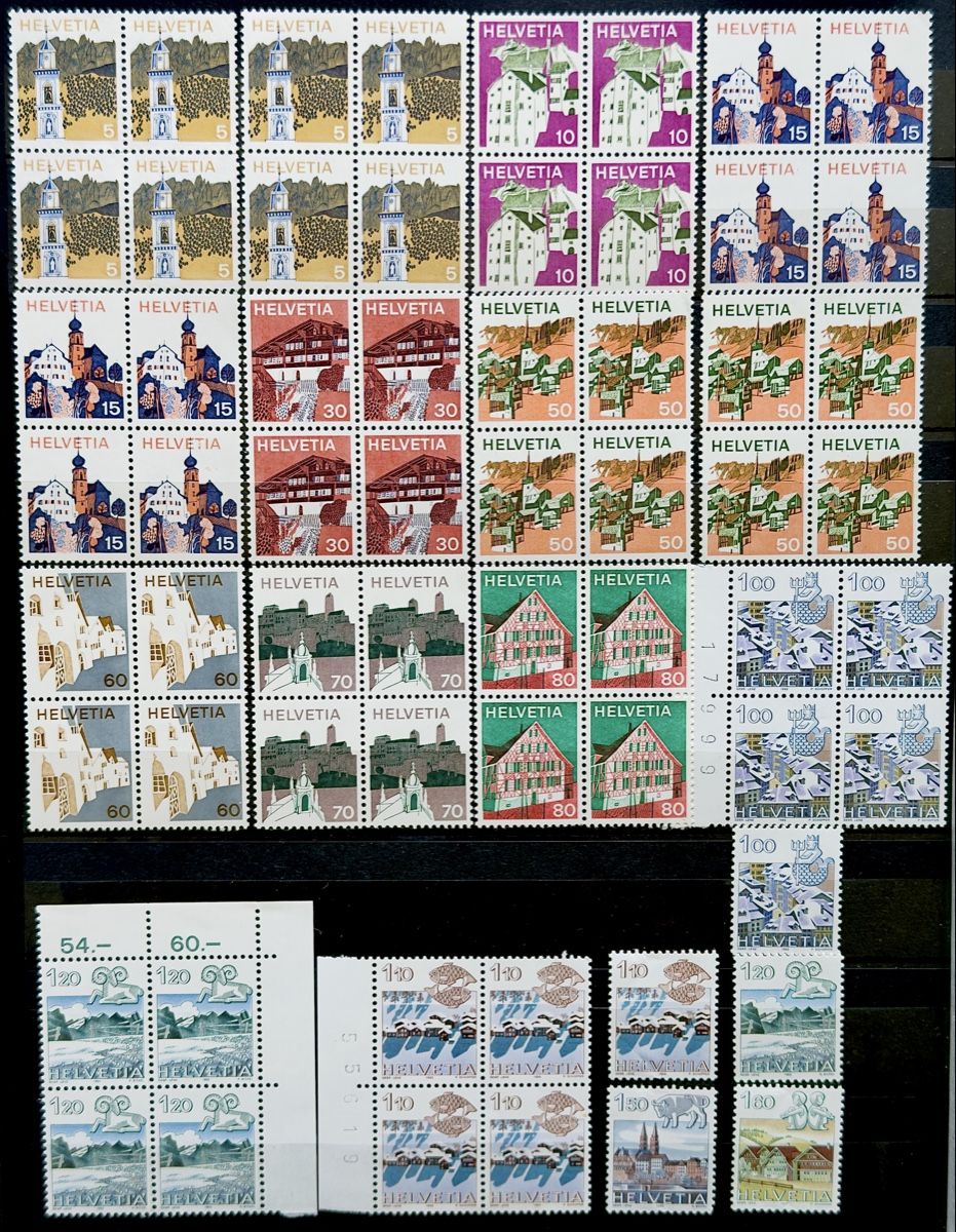 Tous les timbres: Frankatur CHF 100.- postfrisch – Neuf (Voir description) à Glattbrugg par Artos67