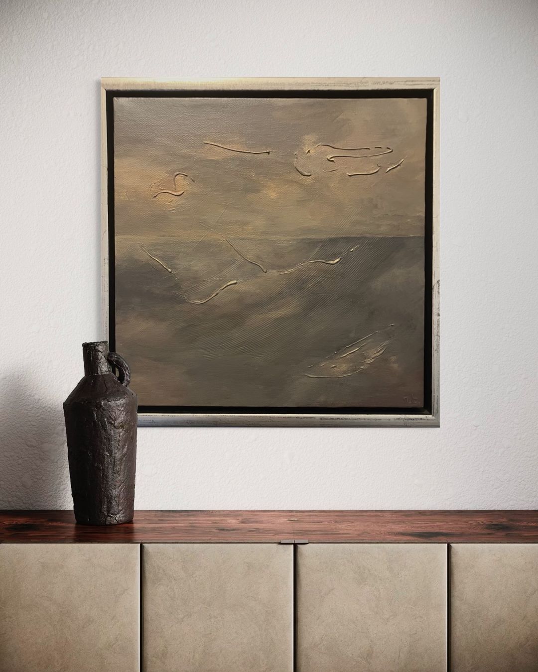 Dipinti: Acryl Bild mit Schattenrahmen – Usato da Bubikon venduto da nb_b8d9 5