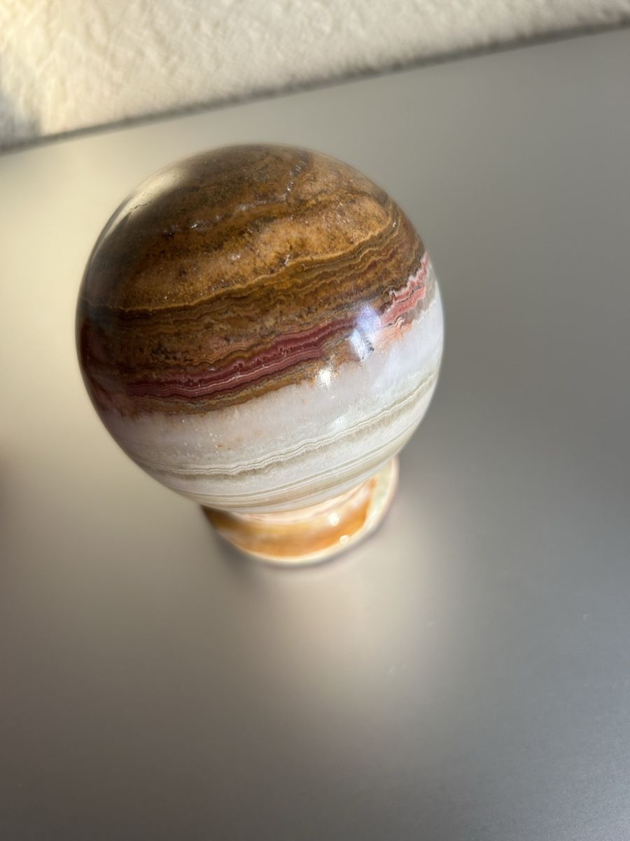 Minerali & Pietre curative: Kugel aus Onyx Durchmesser 8 cm – Usato da Lengnau AG venduto da Mefari 2