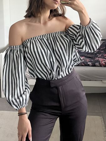 Chemise rayures d'été taille XS au M