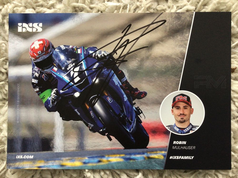 Robin Mulhauser CH signierte Karte Moto Rennnsport Kaufen auf Ricardo