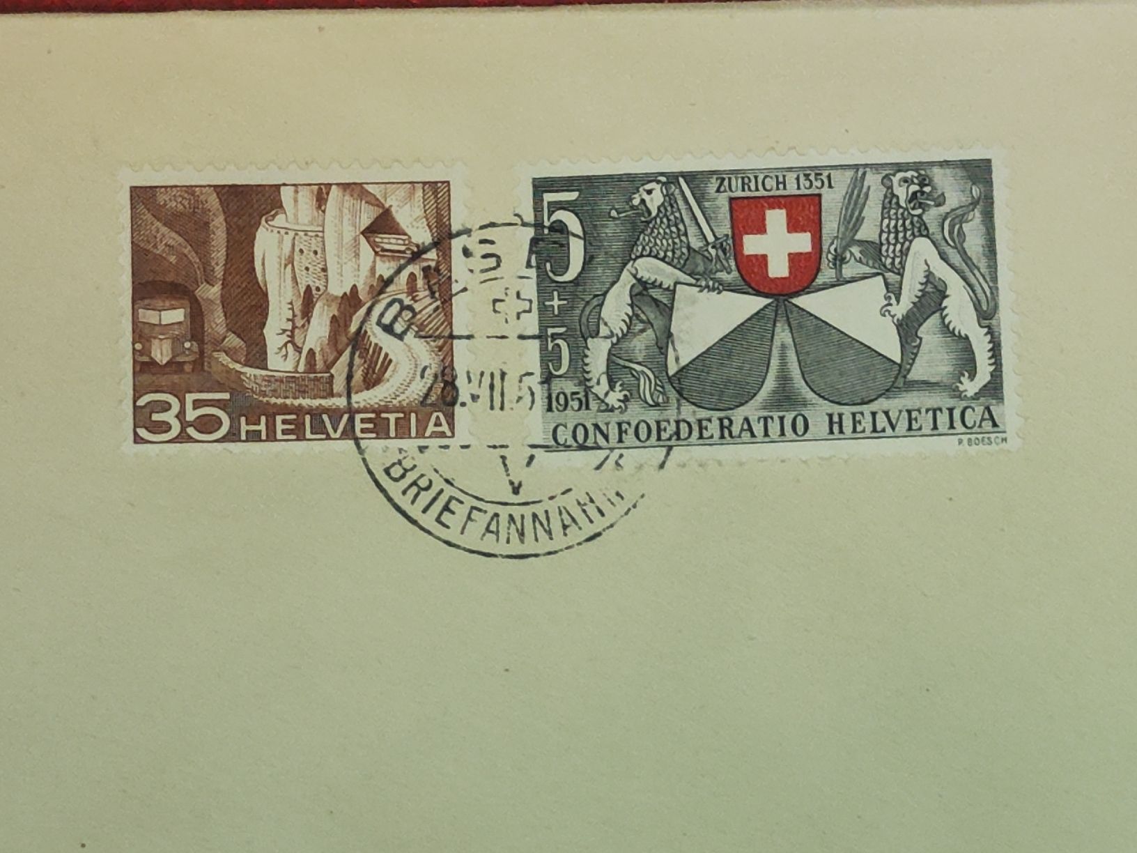 Tutti i francobolli: Bedarfsbrief R Einschreiben Basel 1951 – Usato da Gossau SG venduto da mog_2q7f 1