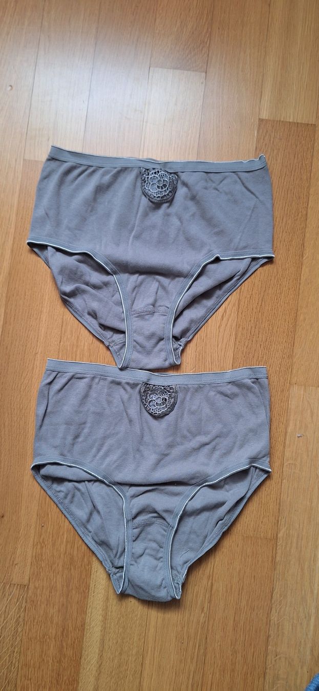 Altra biancheria intima: Slip maxi, gris (2pcs) – Nuovo e nell'imballaggio originale da Lussery-Villars venduto da pousinete02