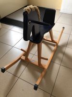 Geuther Schaukelpferd Holz blau – guter Zustand