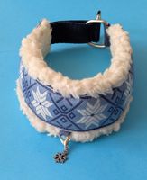 Hundehalsband mit Wintermuster