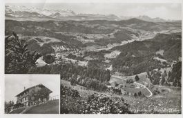 Hörnli-Kulm, Berggasthaus, Station Steg, Bahnstempel, 1932