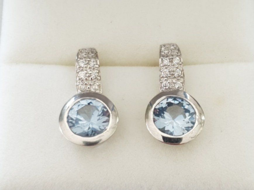 Orecchini pendenti & Orecchini a lobo: Silber 925 Ohrringe mit Aquamarin - Neu – Nuovo e nell'imballaggio originale da Uetikon am See venduto da Coralreef 2