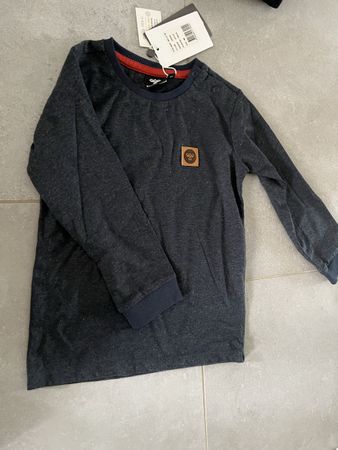Hummel Kinder Langarmshirt Gr. 98 NEU mit Etikett, dunkelgr