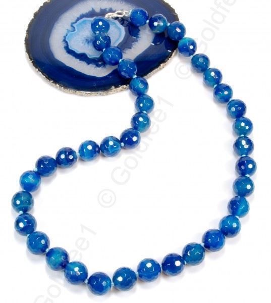 Catenine: Achat Kette (facettiert) 52cm 925 Silber – Nuovo e nell'imballaggio originale da Oberglatt ZH venduto da Goldfee1 2