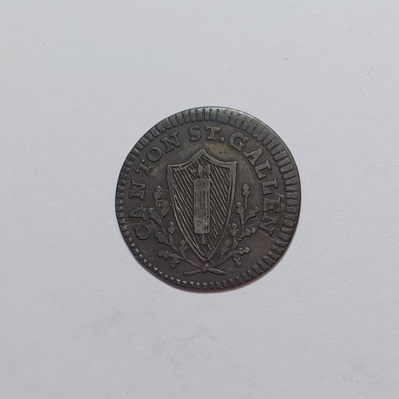 Alle Münzen: 1/2 Kreuzer 1812 St. Gallen – Gebraucht aus Pfäffikon ZH von Schweizer_Muenzen 1