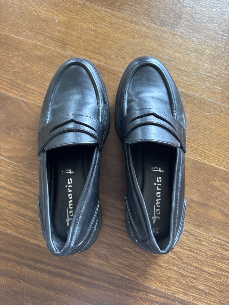 Tamaris Scarpe da donna: Tamaris Loafers Schwarz – Nuovo (secondo la descrizione) da Basel venduto da Ercegun123 1