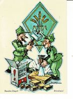 NAEF Militär-Juxkarte Bundes-Ziegel gel. 1976!