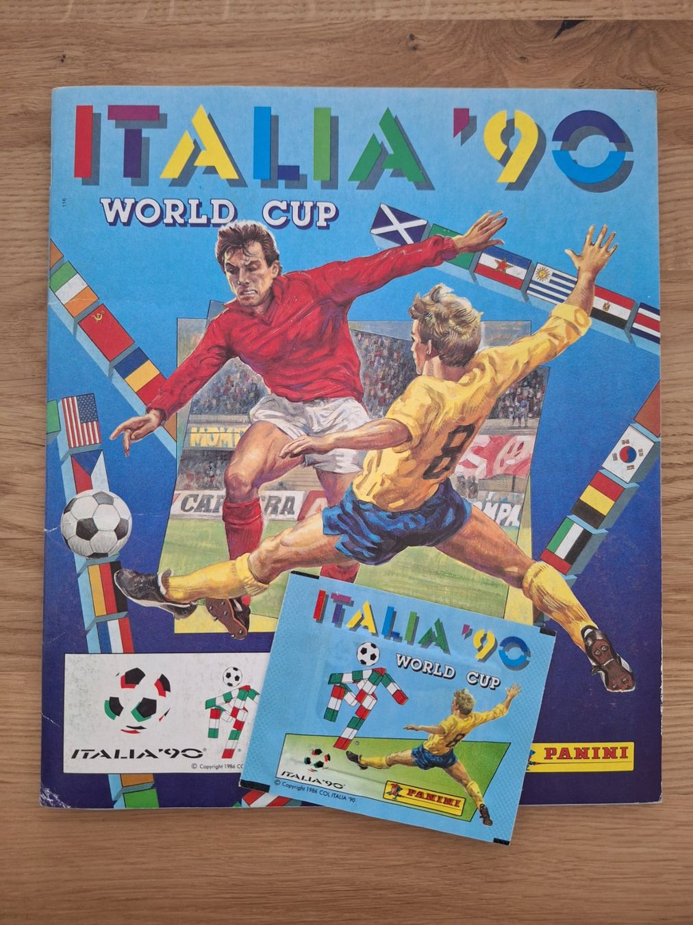 Panini Alben: PANINI WORLD CUP 1990 – Gebraucht aus St. Gallen von Matrix023