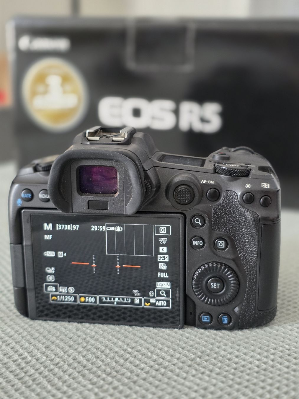 Canon Fotocamera: Canon R5 Body mit OVP, Akku Ladegerät – Usato da Buchs AG venduto da Fifi87 7
