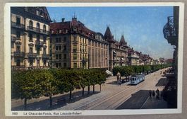 LA CHAUX-DE-FONDS - Rue Léopold-Robert - Ansichtskarte
