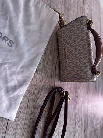 Sac Michael Kors authentique, beige/marron, comme neuf! (57)