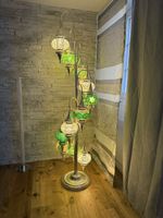 Orientalische Stehlampe, Mosaik Glas Lampen, Top Zustand