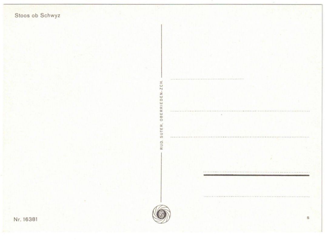 Cartoline postali: Stoos - Skilift – Usato da Binningen venduto da Mountainrider 1