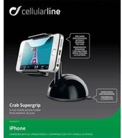 Cellularline Crap Supergrip iPhone Halter Saugnapf Handy