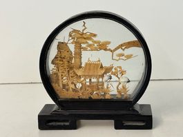 Diorama Korkschnitzerei China
