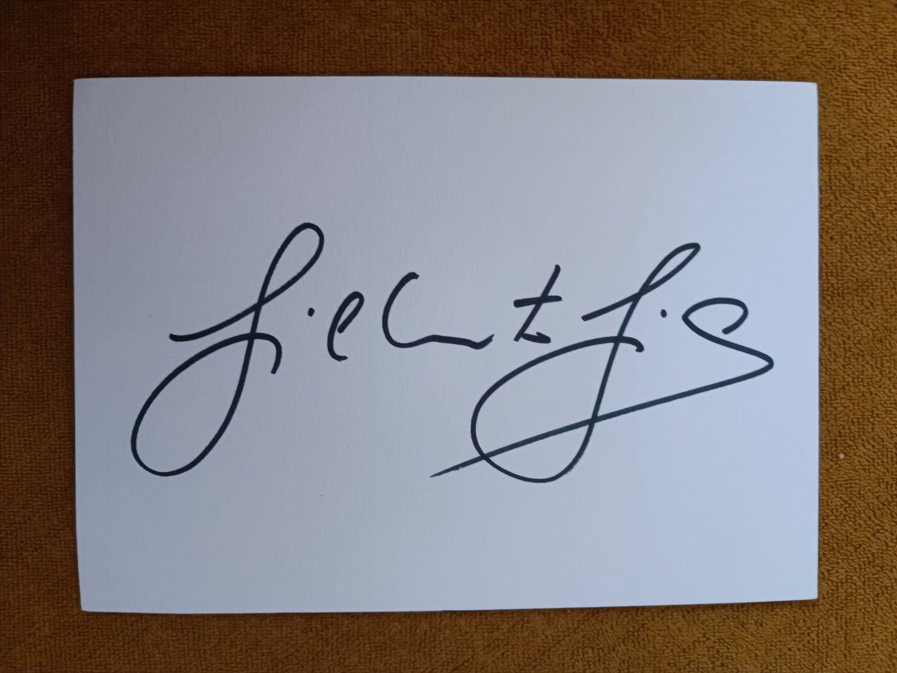 Autografi: Gilberto Gil - persönlich gesammelt – Usato da Menziken venduto da Artographs