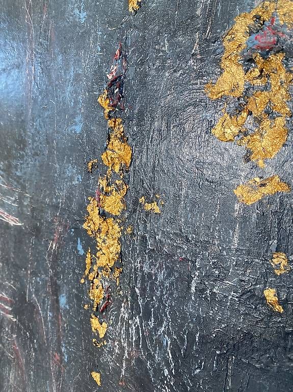 Gemälde: Gemälde schwarz / gold – Gebraucht aus Männedorf von jes_9bdf 3
