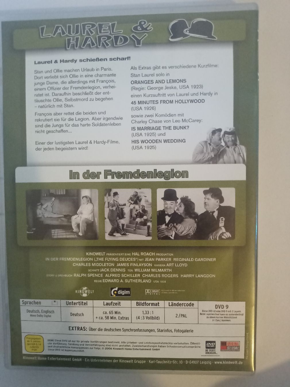 Tutti i DVDs: Laurel & Hardy: Sammlung 5 DVDs – Usato da Tann venduto da Veebee6 5